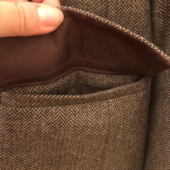 Neiman Marcus jacket woolen brown size 8 - Picture 3 of 8